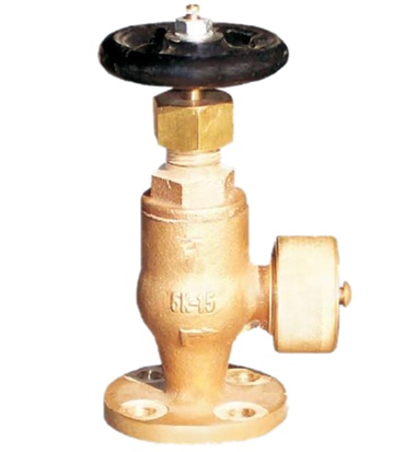 JIS F7334B Marine bronze angle fire hose valve