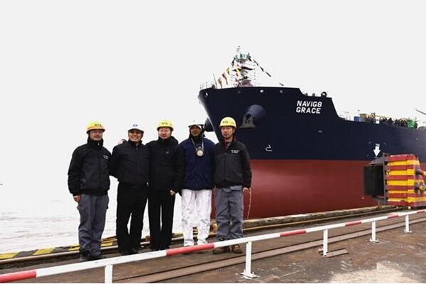 The new era of shipbuilding 2 50,000 tons of chemical tankers delivered smoothly