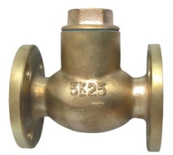 JIS F7356 5K Marine bronze lift check valve