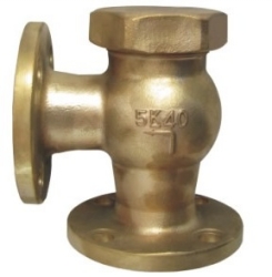 JIS F7416 5K Marine bronze lift check angle valve(Union bonnet type)
